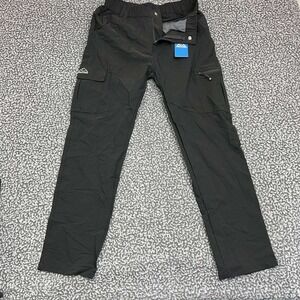 Outdoor Sports Cargo Pants Men Medium Black Pockets Hiking Adult 29x29 New